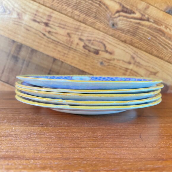 Minton Chinese Garden handpainted floral medium dinner plates - Picture 2 of 5